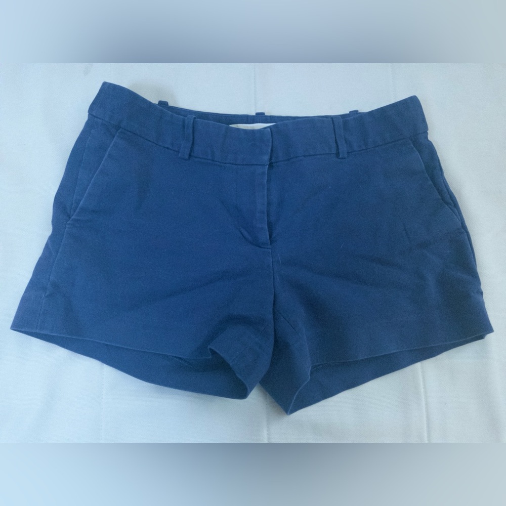 Michael Kors Blue Shorts-Low Rise-Navy-Chic-Aesthetic-Summer-Vacation-Elegant